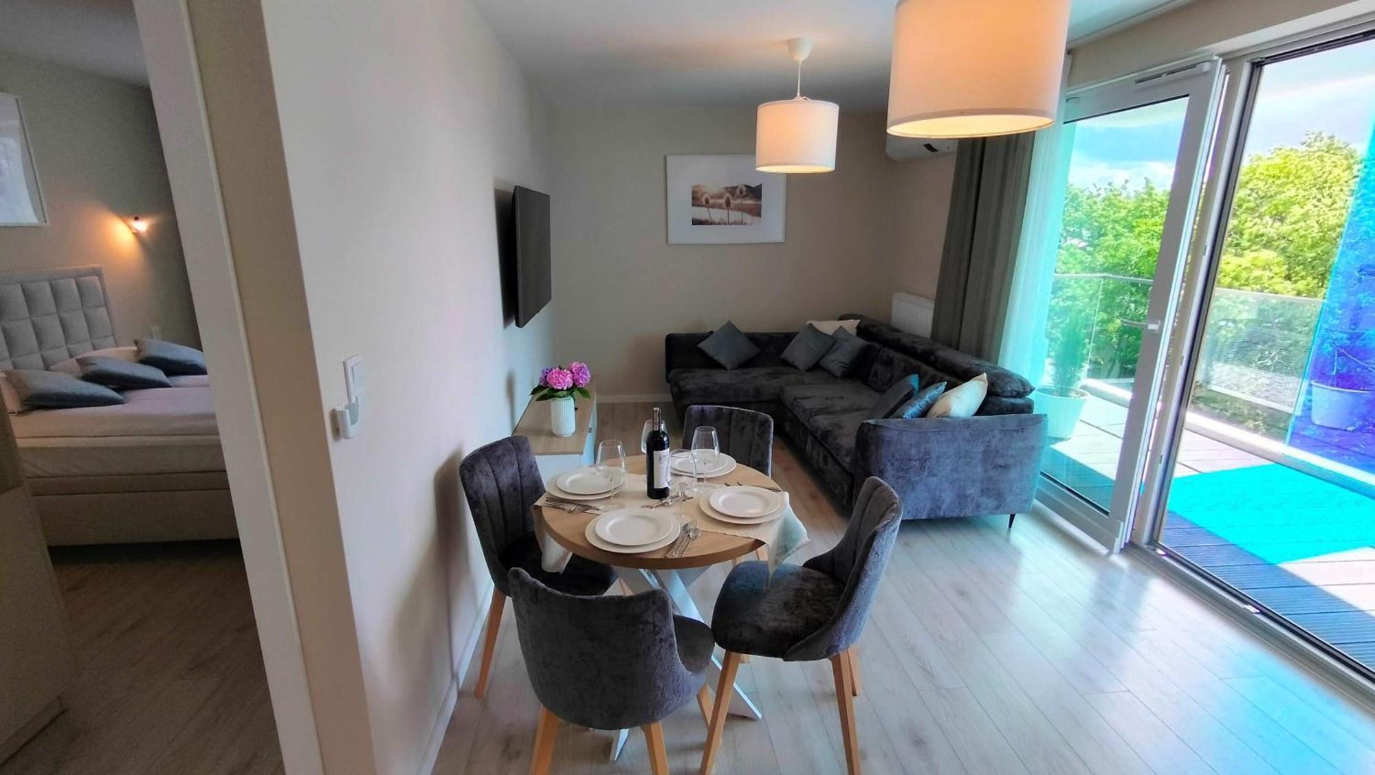 Cicha Przystan Apartamenty Whiteblue Sauna&Fitness&Parking Kołobrzeg Eksteriør billede